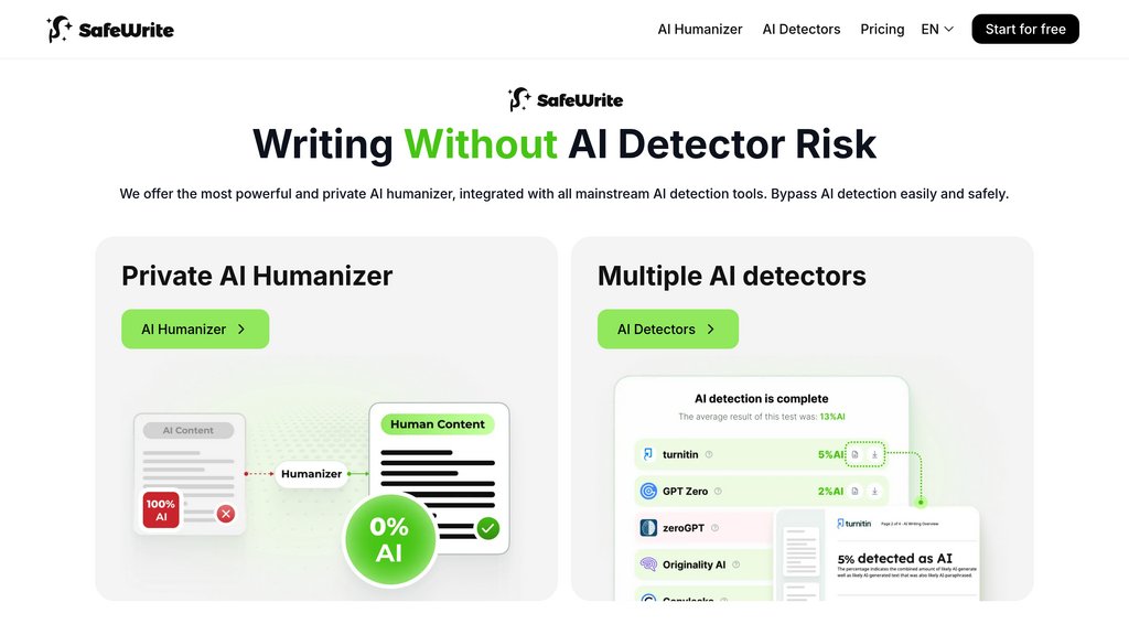 SafeWrite AI screenshot