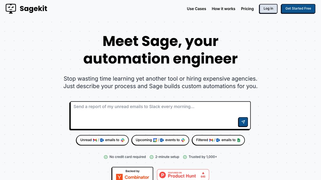 Sage screenshot