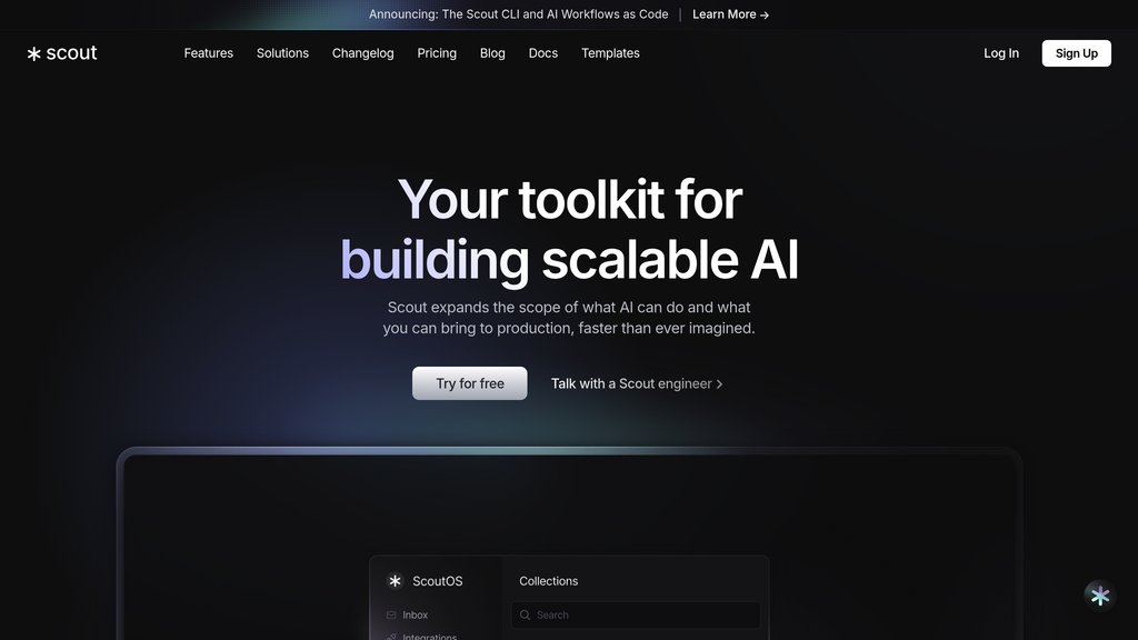 ScoutOS screenshot