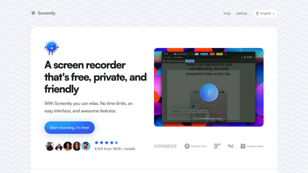 Screenity screenshot
