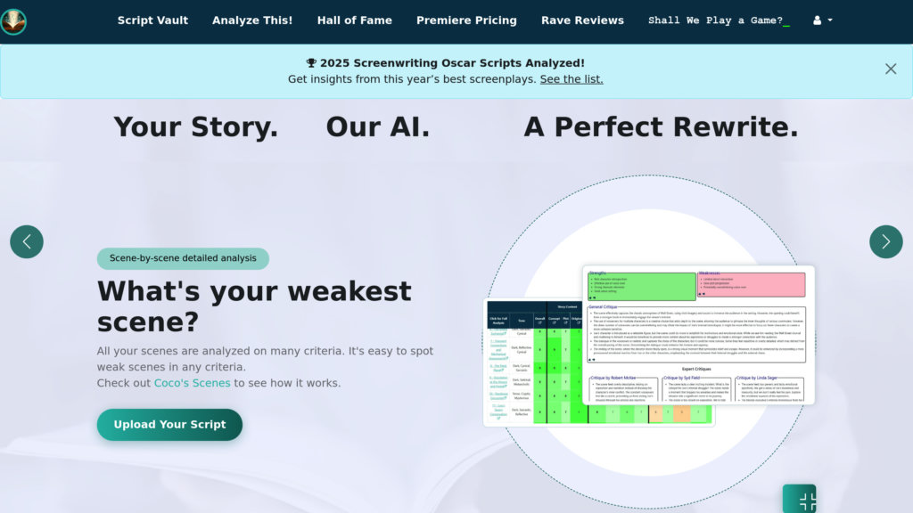 ScriptReader.ai screenshot