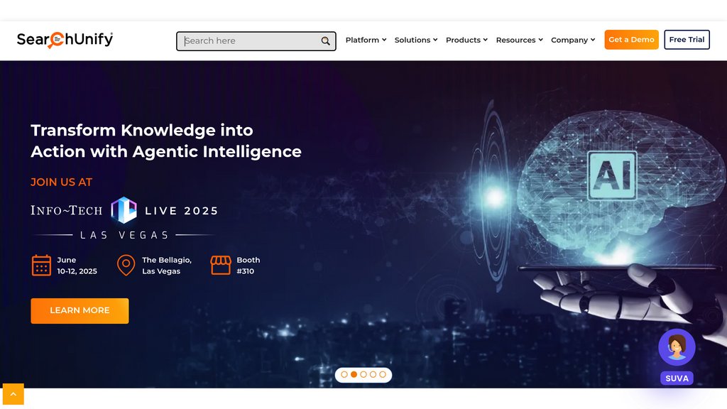 SearchUnify screenshot