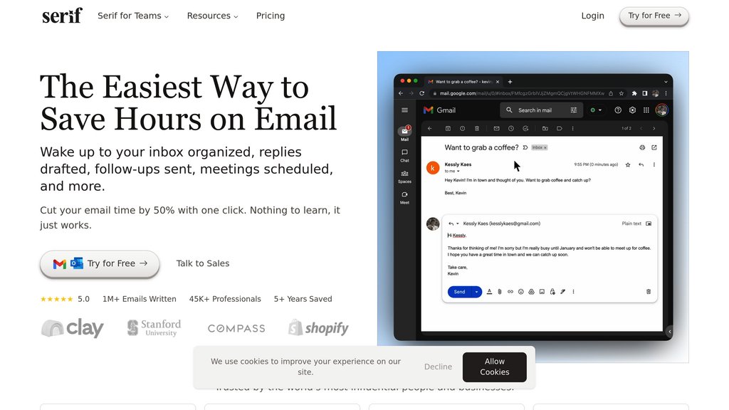 Serif screenshot
