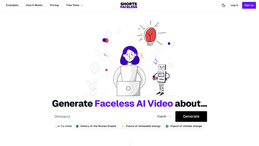ShortsFaceless screenshot