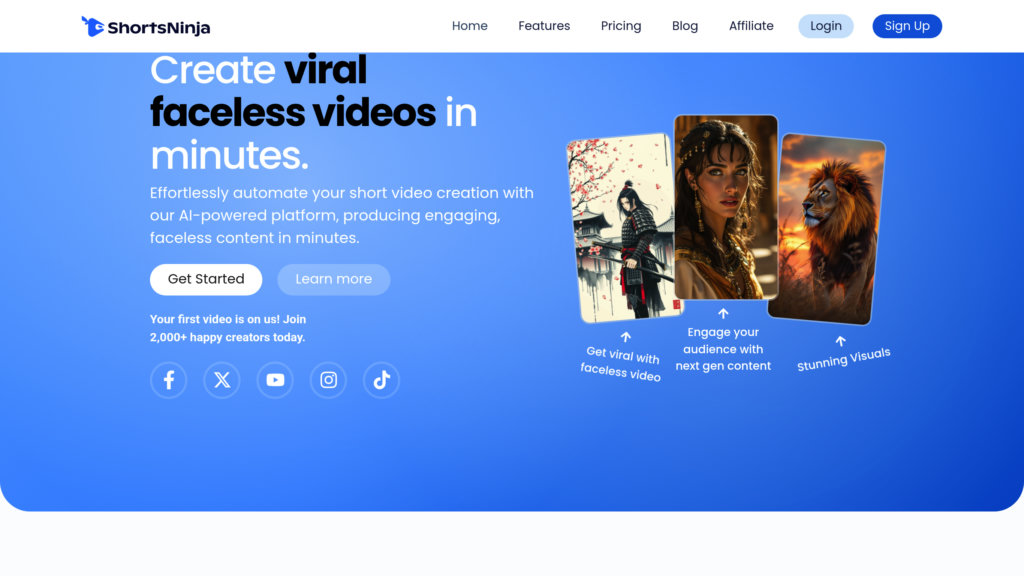 ShortsNinja screenshot