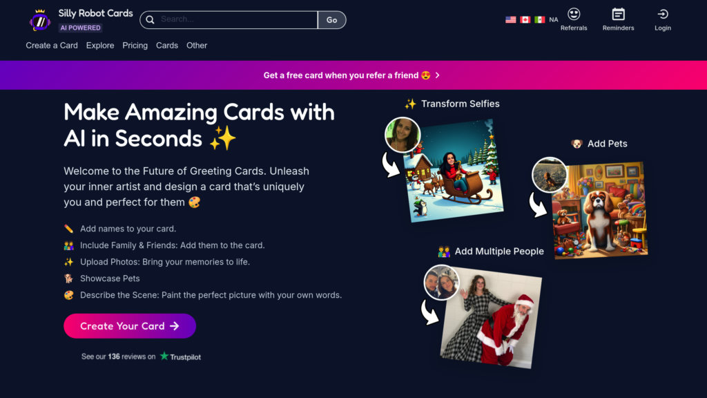 Silly Robot Cards screenshot