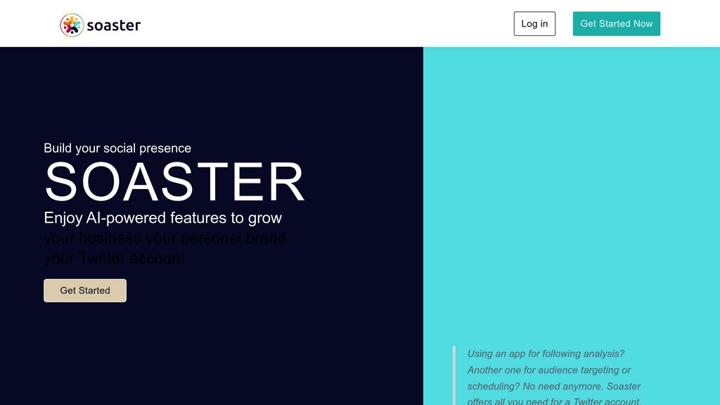 Soaster screenshot