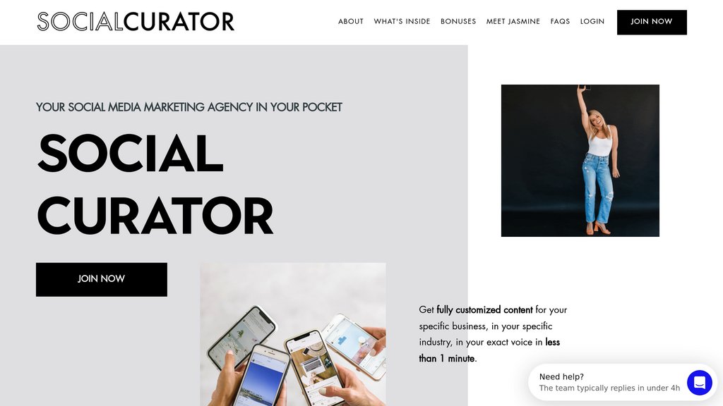 Social Curator screenshot
