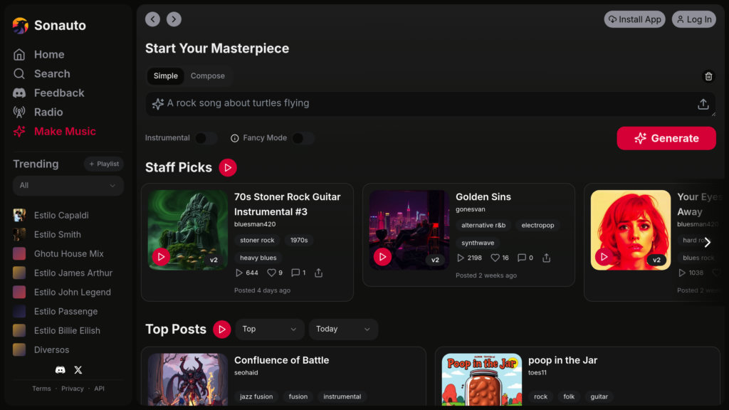 Sonauto screenshot