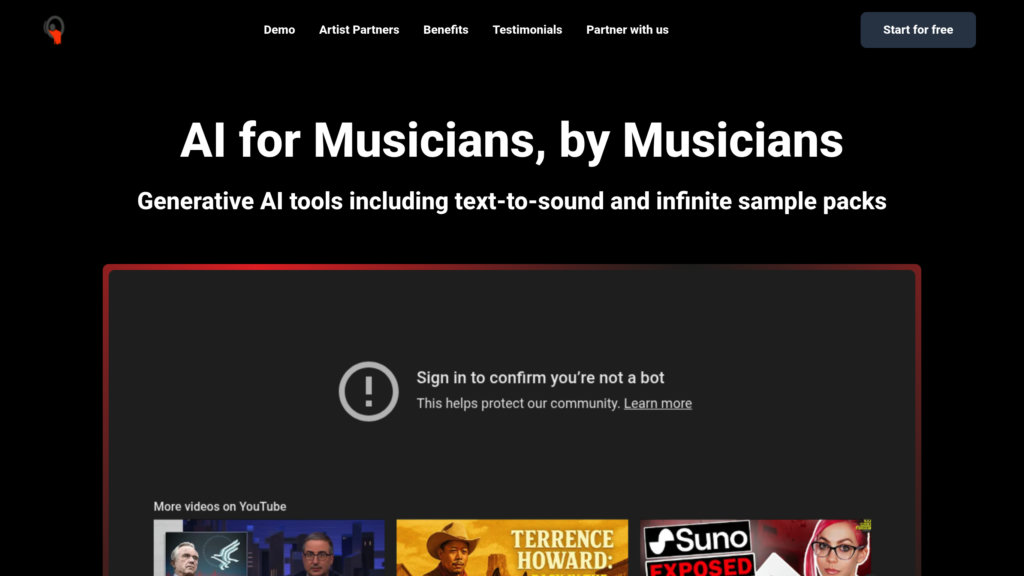 Soundry AI screenshot