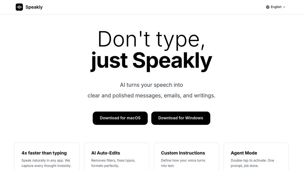 Speakly AI screenshot