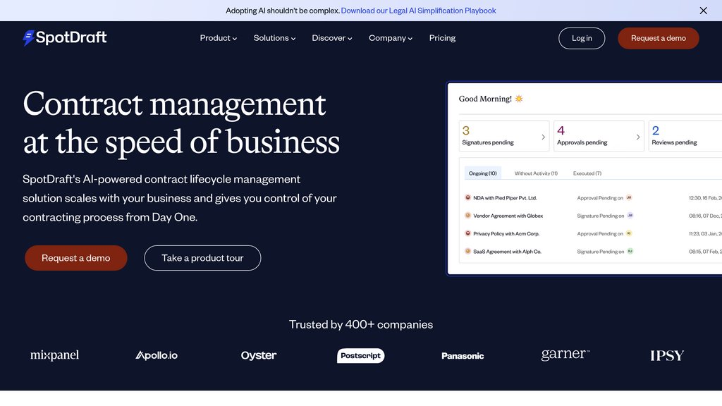 SpotDraft screenshot
