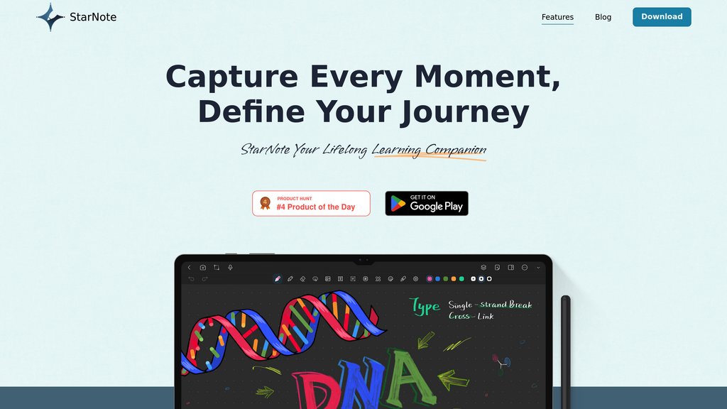 StarNote screenshot