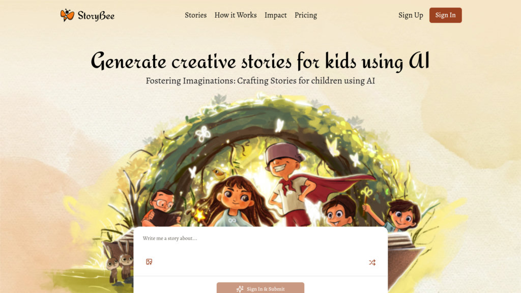 StoryBee screenshot