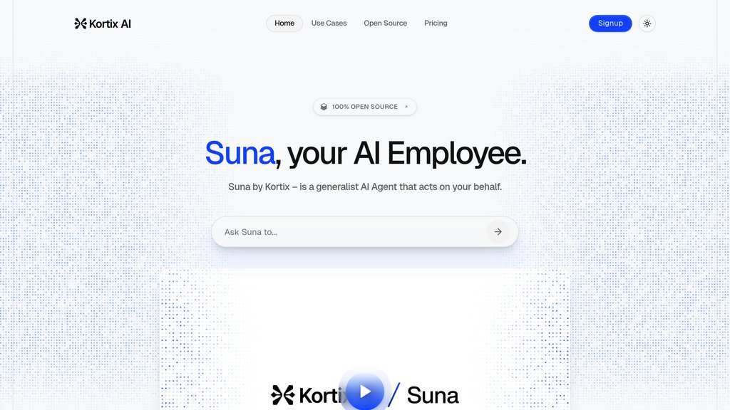 Suna screenshot