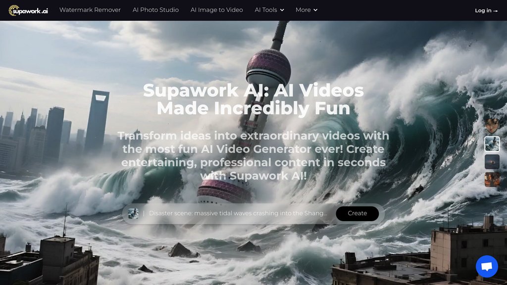 Supawork AI screenshot
