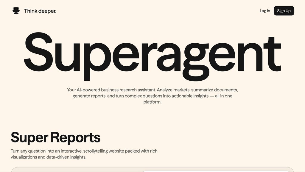 Superagent screenshot