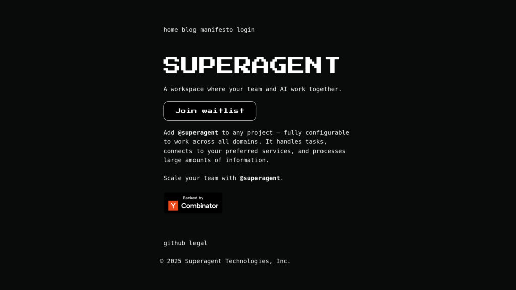 Superagent screenshot