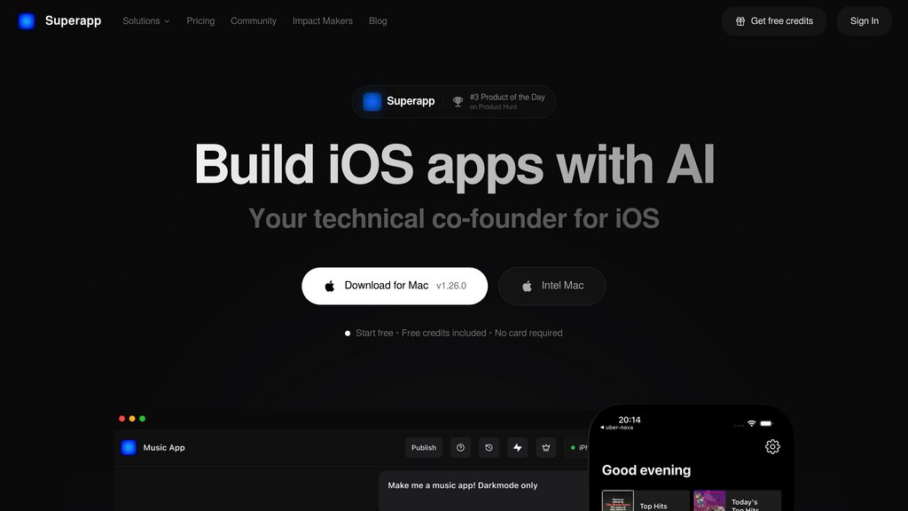 Superapp screenshot