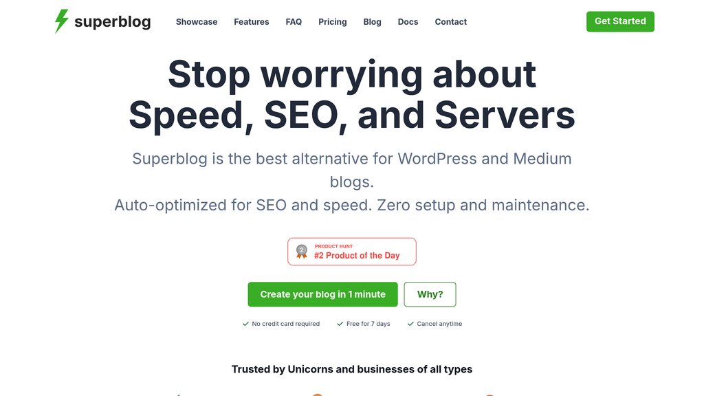 Superblog screenshot