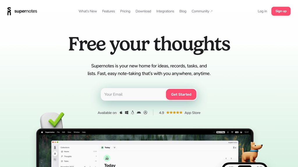 Supernotes screenshot