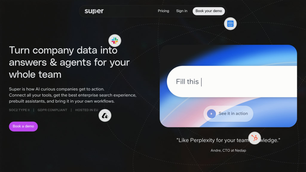 Super.work screenshot