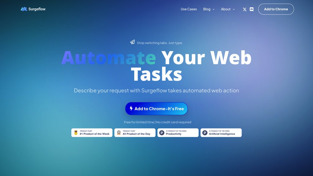 SurgeFlow screenshot