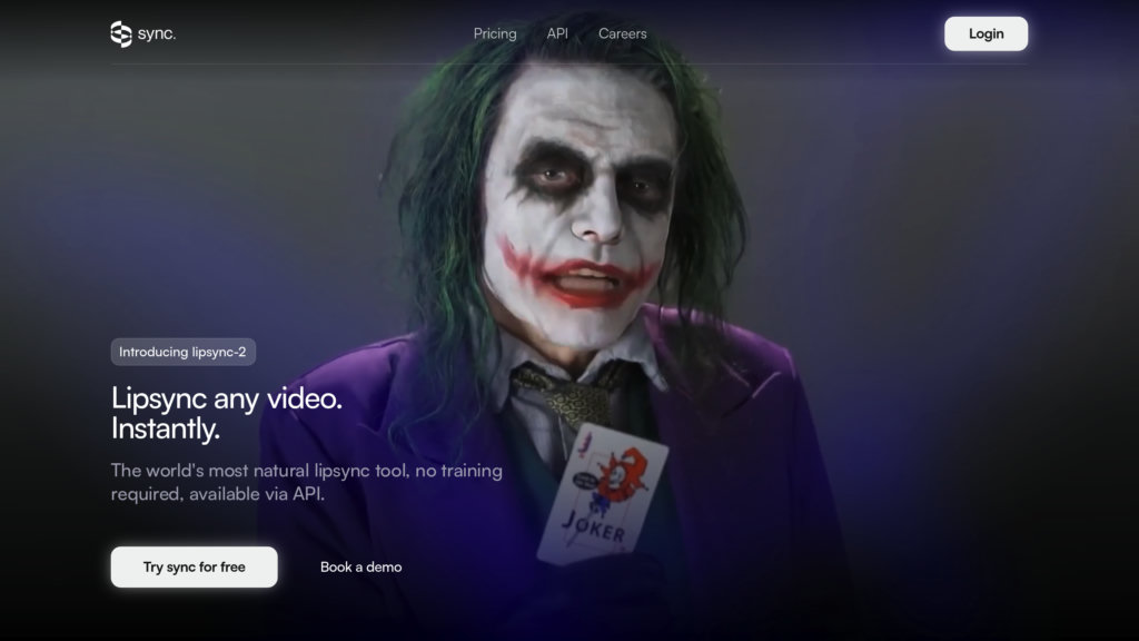 Sync Labs screenshot