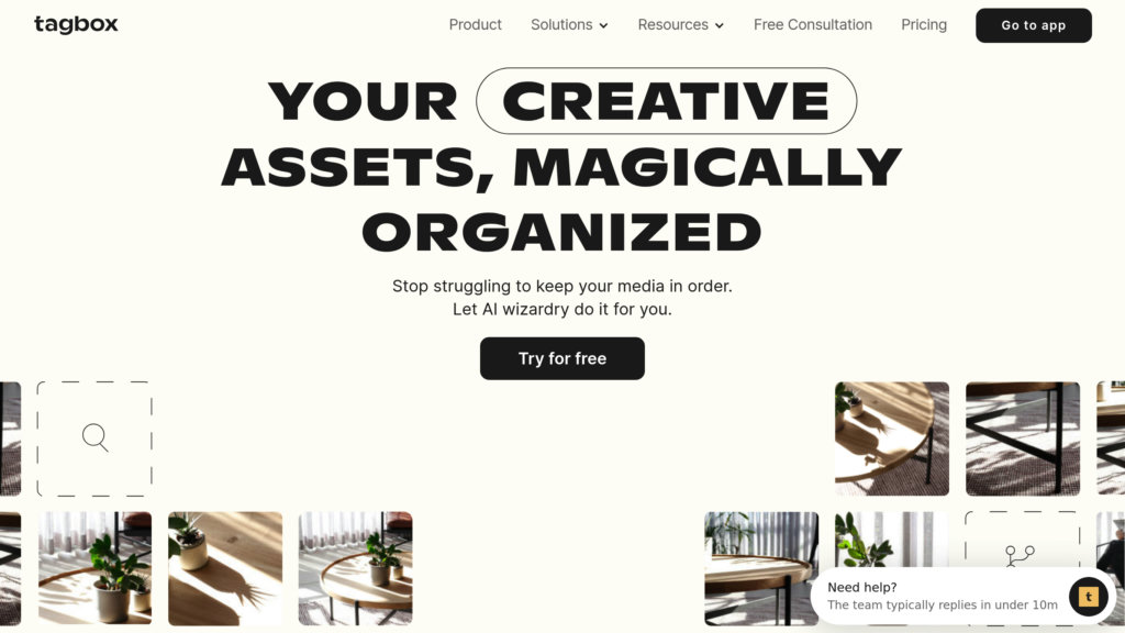 Tagbox.io screenshot