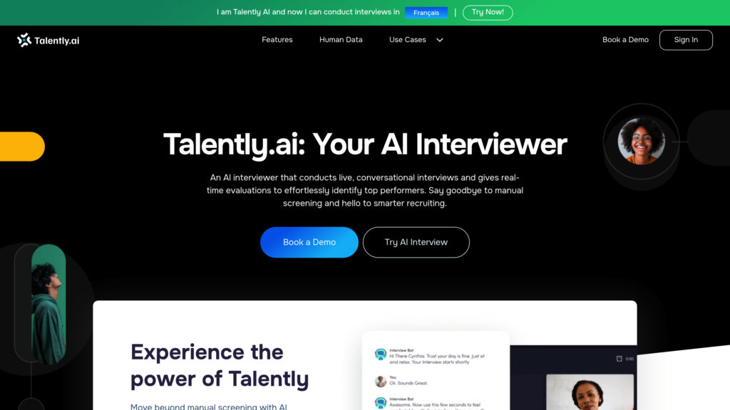 Talently.ai screenshot
