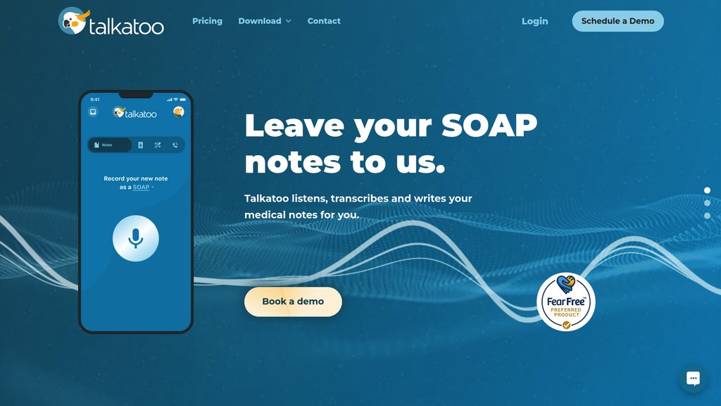 Talkatoo screenshot