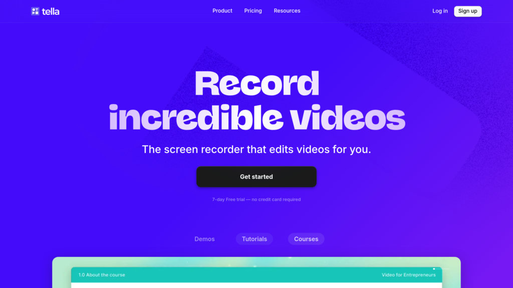 Tella screenshot