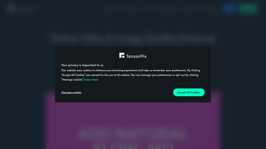 TensorPix screenshot