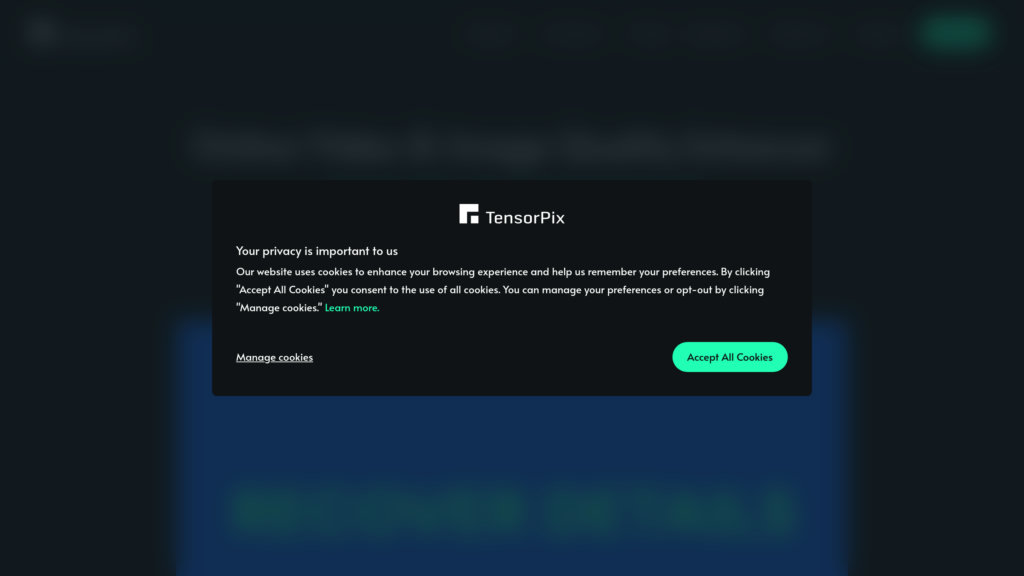 TensorPix screenshot