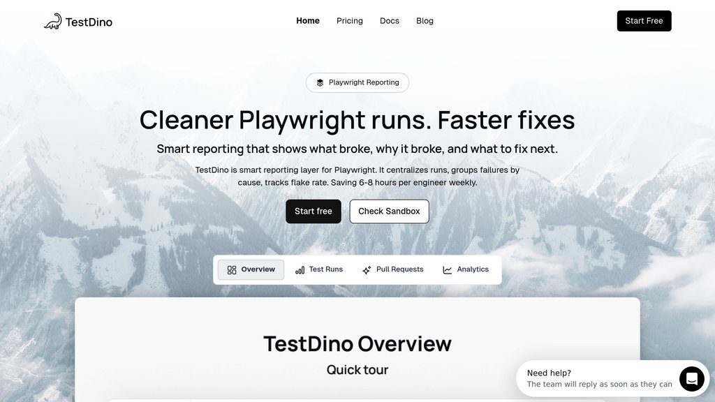 TestDino screenshot