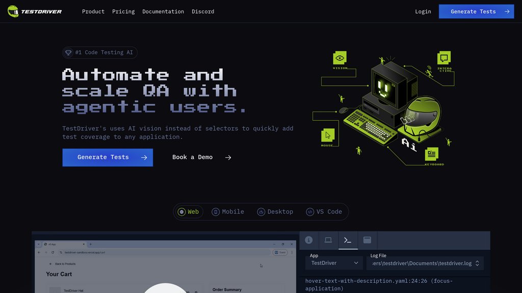 TestDriver screenshot