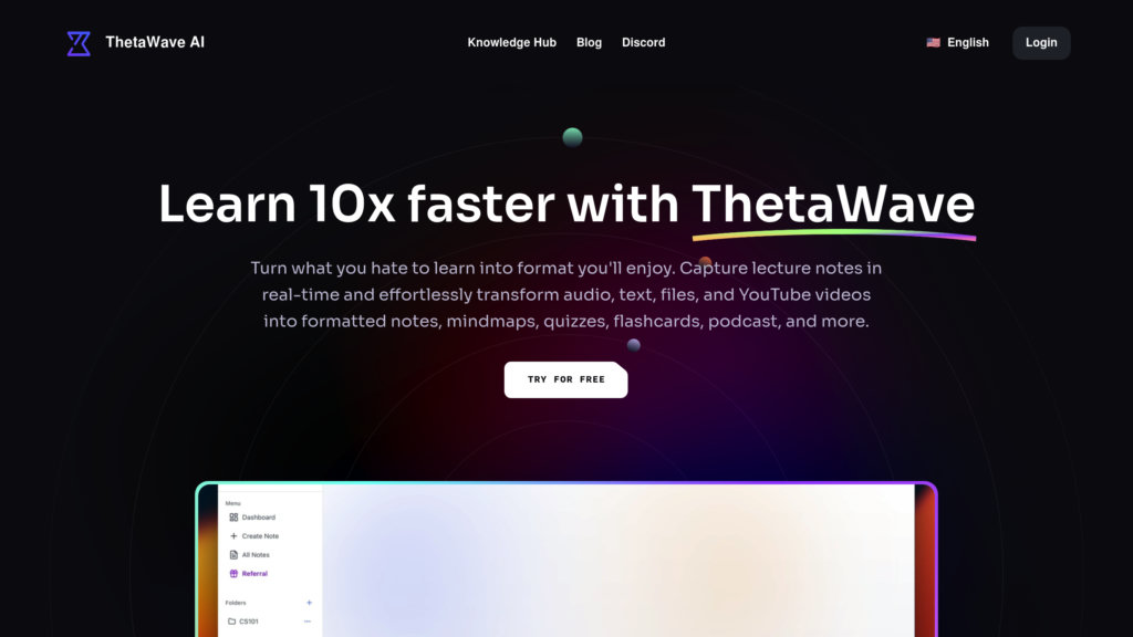 ThetaWave AI screenshot