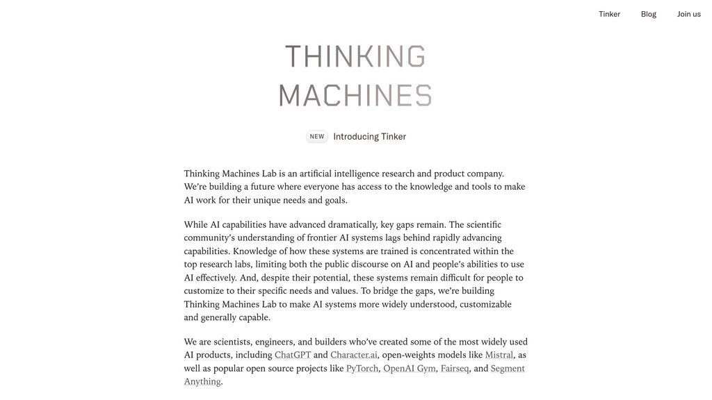 Thinking Machines Data Science screenshot