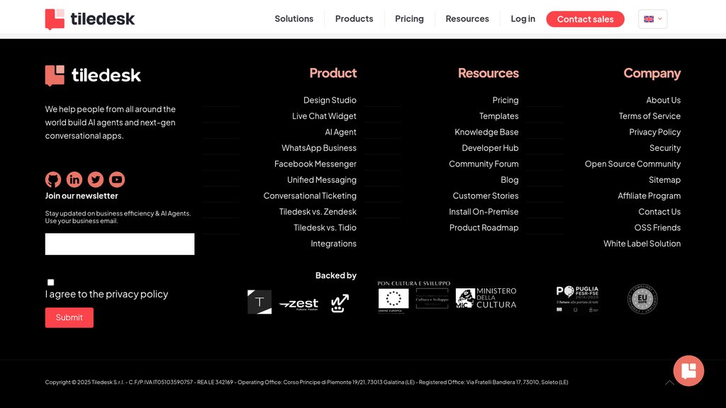 Tiledesk screenshot