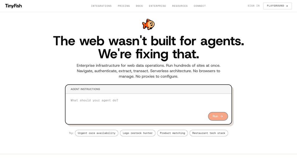 TinyFish screenshot