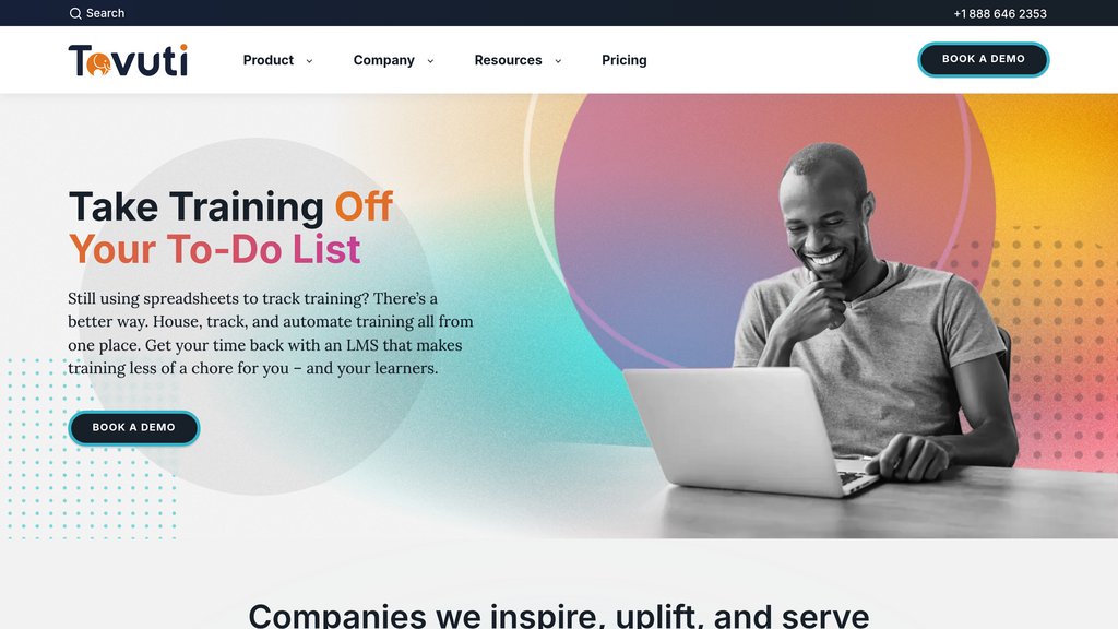 Tovuti LMS screenshot