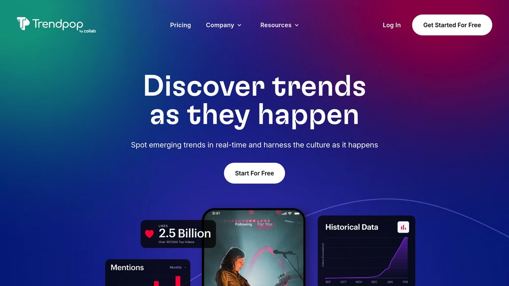 Trendpop screenshot