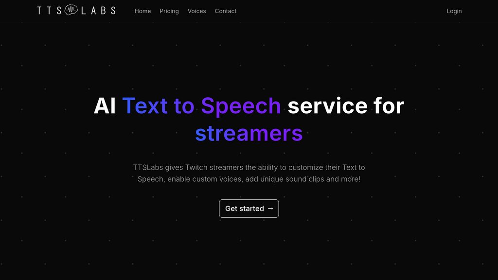 TTSLabs screenshot
