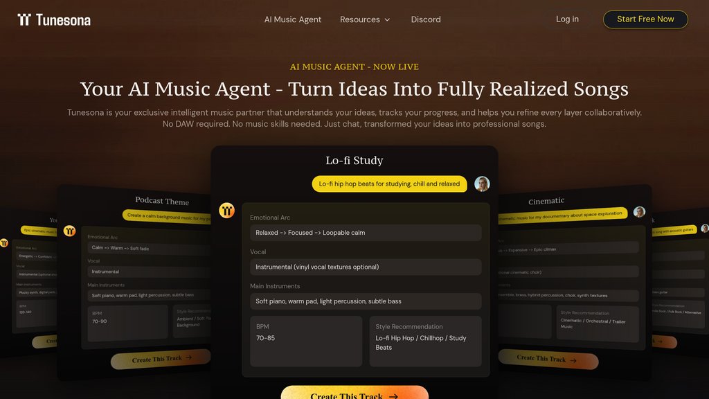Tunesona screenshot