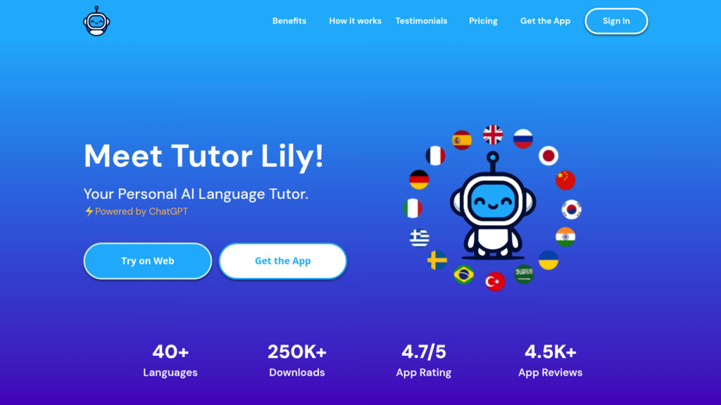 Tutor Lily screenshot