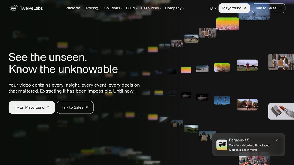 TwelveLabs screenshot