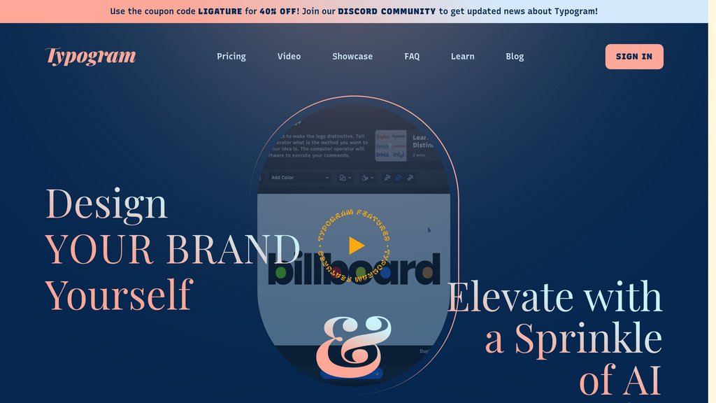 Typogram screenshot