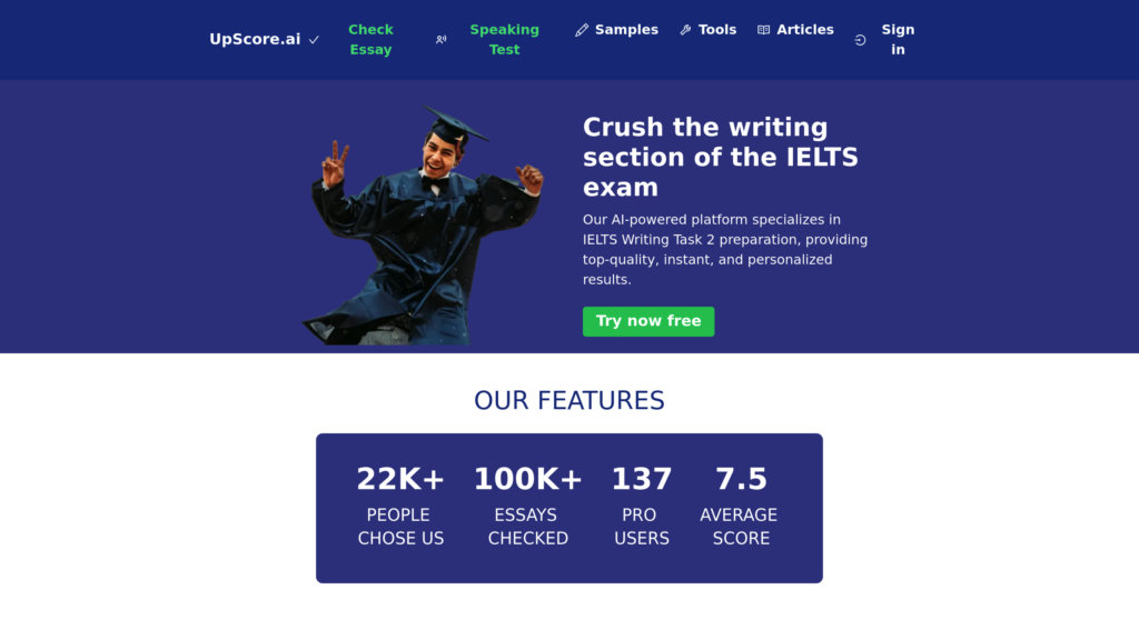 UpScore AI screenshot
