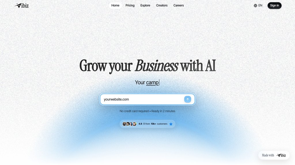 Vibiz screenshot