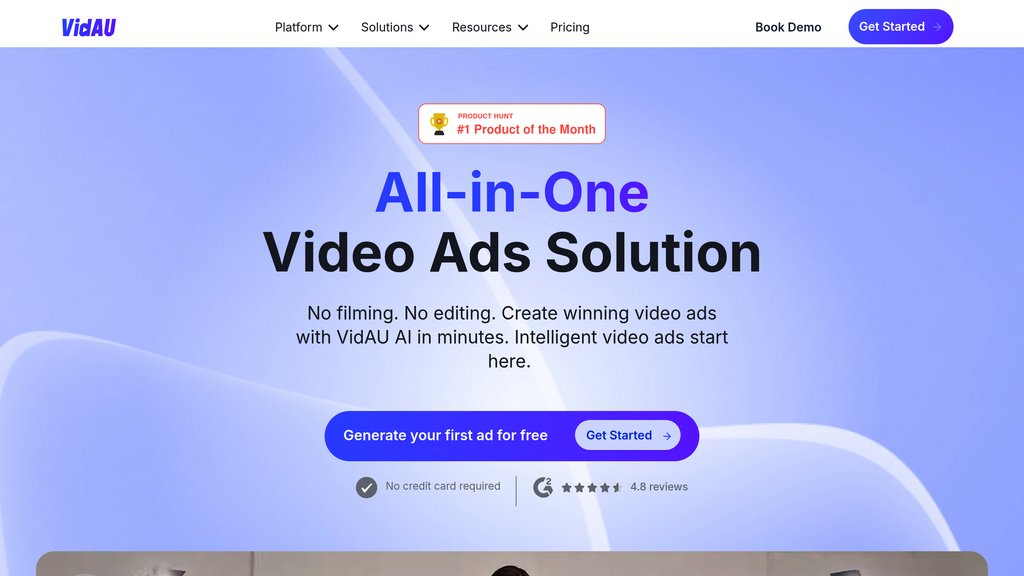 VidAU screenshot